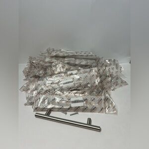 Lot Of 47 Brushed Stainless Steel Kitchen Pulls 5" Center  Probrico PD201HSS128